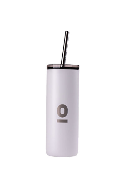 Espressolab Stainless Steel Transparent Lid White Mug Thermos 600 ml No:84