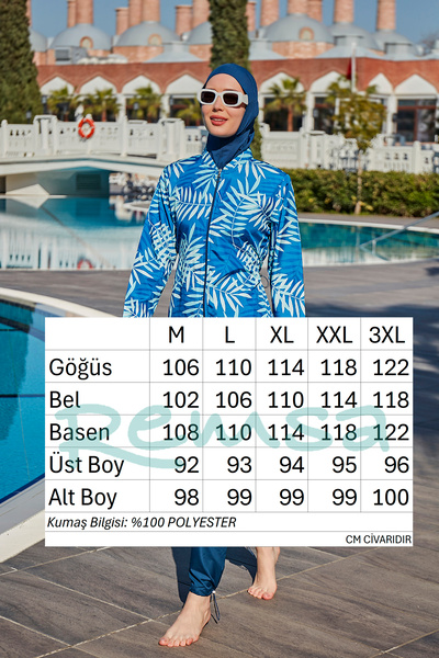 Remsa Mayo Eslem R050 - Πλήρως κλειστό μαγιό Remsa Parachute Hijab