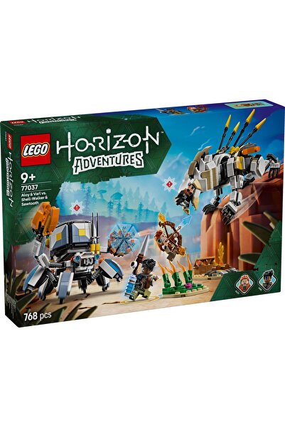 Evelise LEGO HORIZON ADVENTURES ALOY SI VARL VS SHELL WALKER SI SAWTOOTH 77037