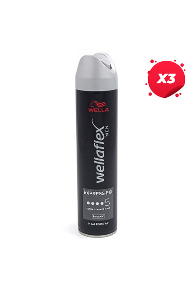 wellaflex X3-WELLAFLEX FIXATIV PAR 250ML MEN EXPRESS FIX 5