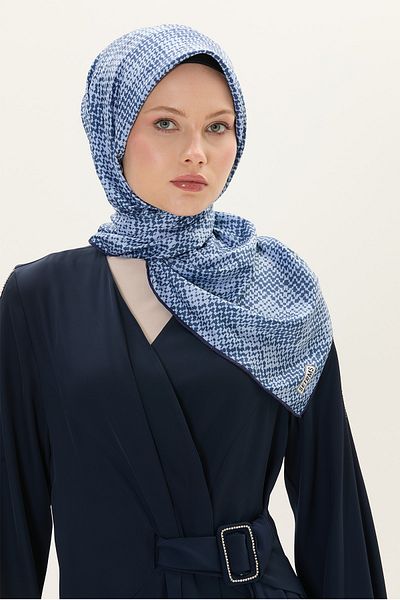Setrms Eșarfă cu model geometric