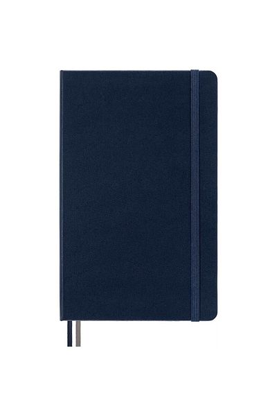 Moleskine Σκληρό εξώφυλλο Lg ριγέ χοντρό Sapphire Blue Notebook L μεγέθους