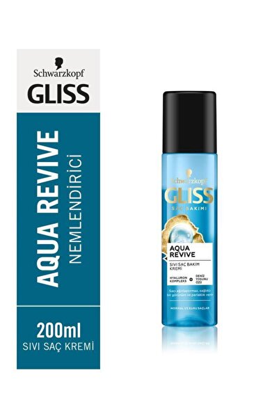 Gliss Aqua Revive Nemlendirici Saç Bakım Seti: Şampuan & 2 Farklı Saç Kremi