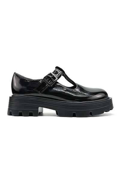 Tmall Women's casual shoes, Made of eco-leather, P1250, Black