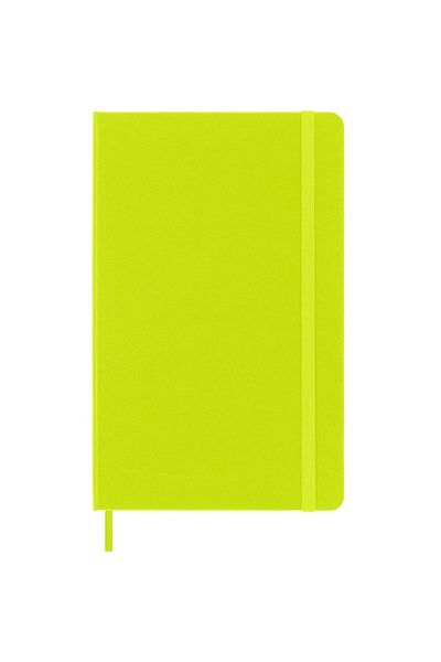 Moleskine Ριγέ Λεμόνι Πράσινο Σημειωματάριο L Μέγεθος Σκληρό Κάλυμμα