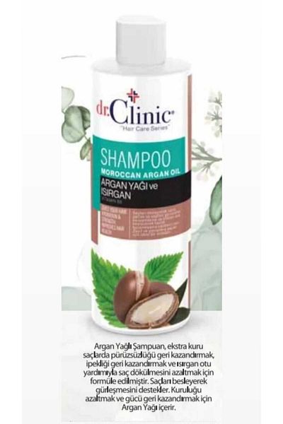 Dr. Clinic Vitamin B5 400 Ml - Argan Oil and Nettle Shampoo