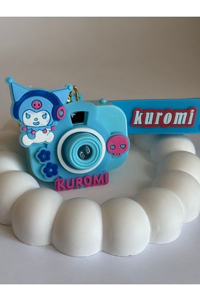 PileaD Kuromi Camera Wall Reflected Keyring Bag Decoration