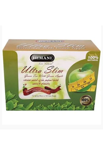 ULTRA Ultra Slim Green Tea with Green Apple for Slimming / 12 Dozen Teas
