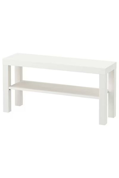 IKEA TV bench, white, 90x26x45 cm