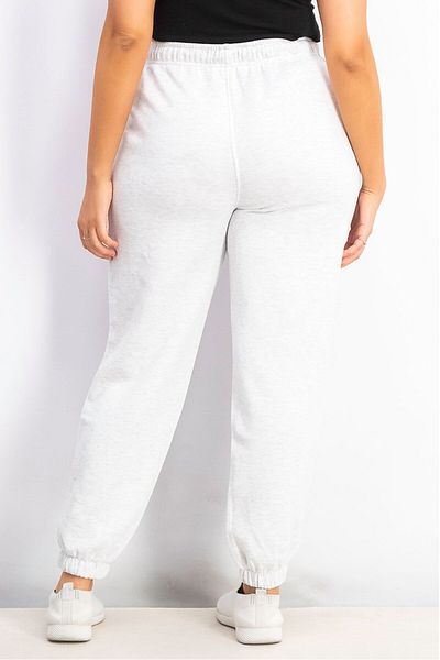 TopShop Women Drawstring Pants, Light Grey