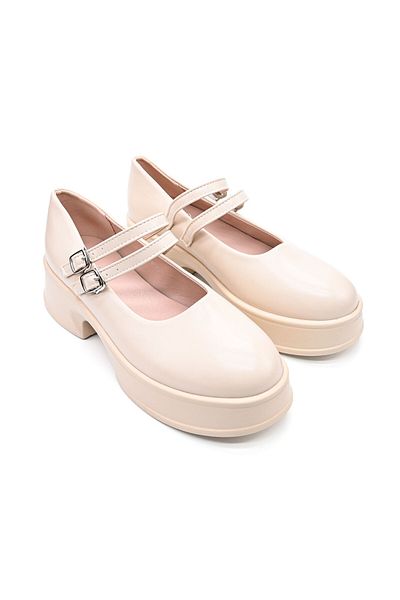 Tmall Pantofi casual de dama,Din piele ecologica,P1252, Bej