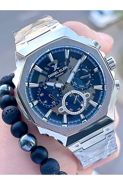Daniel Klein Steel Case&Band Internal Functions Active 2 Years Warranty Men's Wristwatch Fg.Cl.14000.2