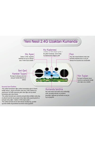Doğan Oyuncak Dünyası Kumandalı Çift Kişilik Mega Akülü Araba Kırmızı - 12 Volt İki Kişilik Akülü Araba Akülü JEEP - Mega