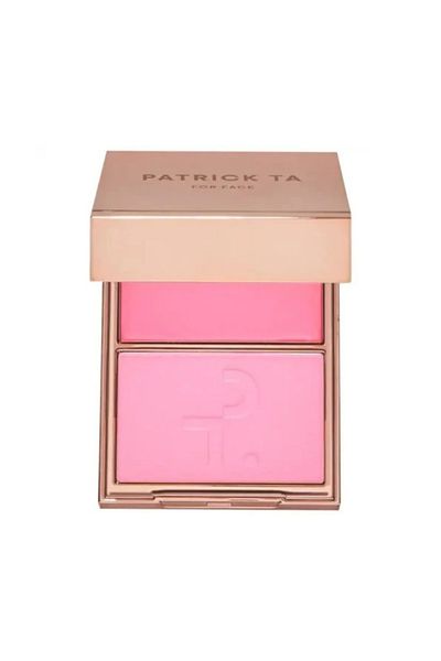 patrick ta باتريك تا أحمر الخدود الثنائي المزدوج للكريم وبودرة - JUST ENOUGH