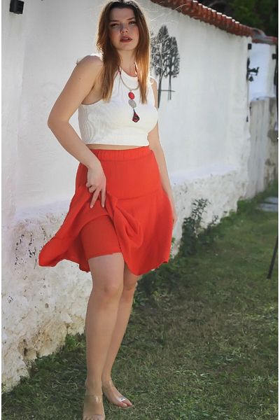 TEXTURA ✅   Women's Crispy Shorts Skirt - Muslin Fabric, Ideal for Daily Use