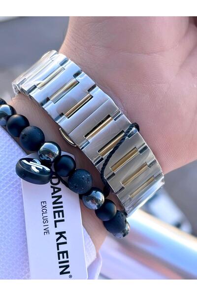 Daniel Klein Steel Case&Band Internals Functions Active 2 Year Warranty Men's Wristwatch Fg.Cl.13996.4