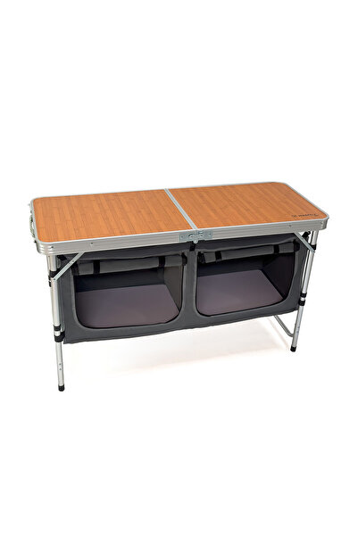 MADFOX Nova Katlanır Kamp Masası Ahşap
