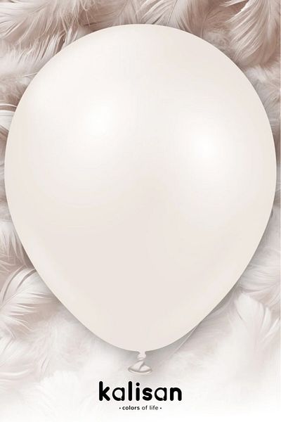 BeySüS Aura Collection Beige Cream Balloon (Beige Cream) - 12 Inch - 5 Pieces