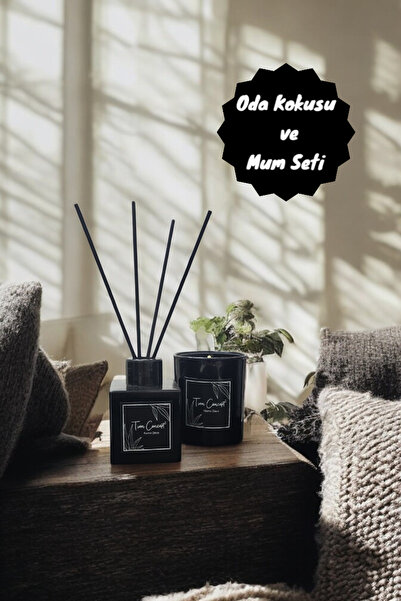 Tiem Concept Yılbaşına Özel Hediye Kutulu Vanilya Kokulu Siyah Bardak Mum Ve ...