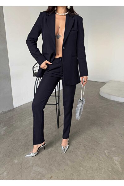 MYGİYİMİSTANBUL Blazer Ceket Pantolon Takım