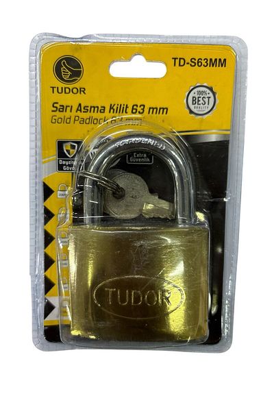 CEKAVE Tudor 63 mm Yellow Padlock