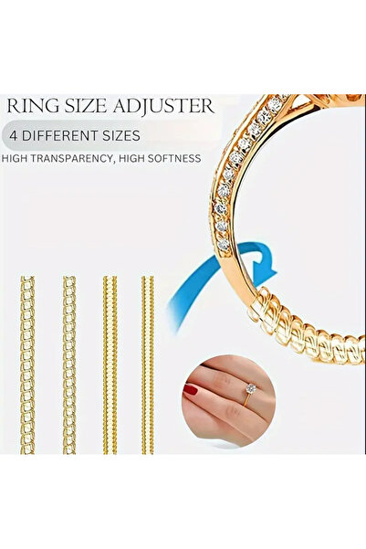 SYNOPE 4 Adet Spiral Helezon 4cm Kes Kullan Yüzük Küçültücü Aparat Yüzük Küçü...