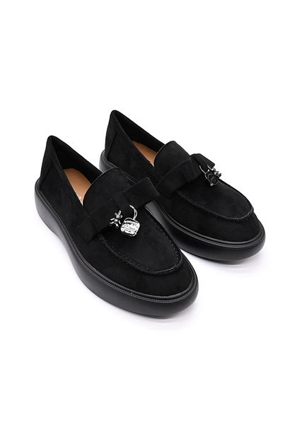 Tmall Women's casual shoes, Made of eco-leather, P1251, Black