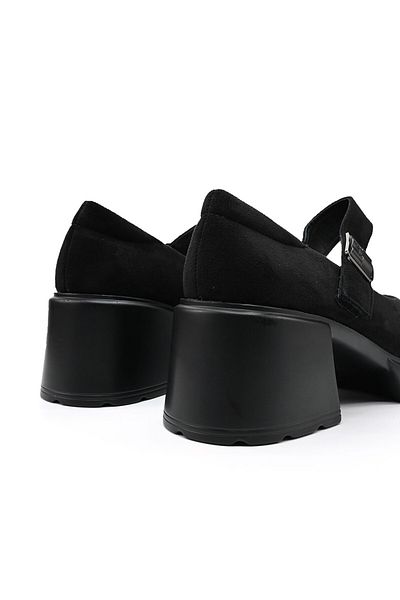 Tmall Women's Casual Shoes, Made Of Eco-suede Leather, P1257, Black