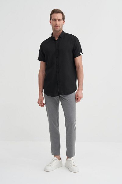 Cazador Риза с къс ръкав Slim Fit Slim Cut
