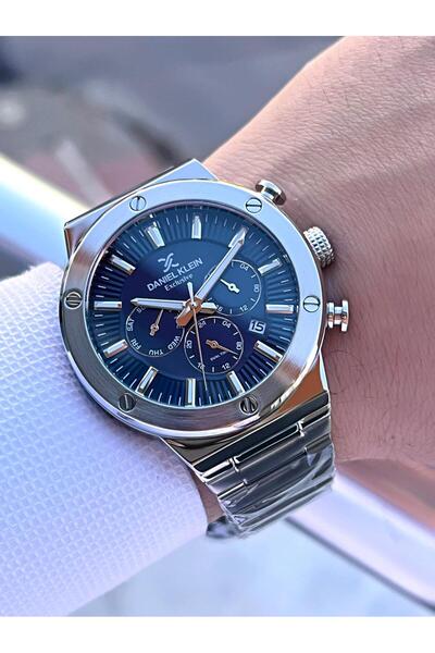 Daniel Klein Steel Case&Band Internals Functions Active 2 Year Guarantee Men's Wristwatch Fg.Cl.13996.2