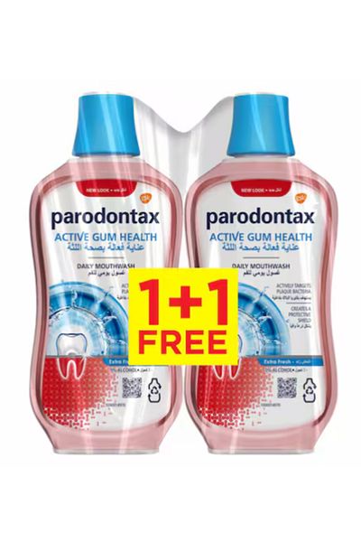 Parodontax Extra Fresh Mouthwash 500ml (2-pack)