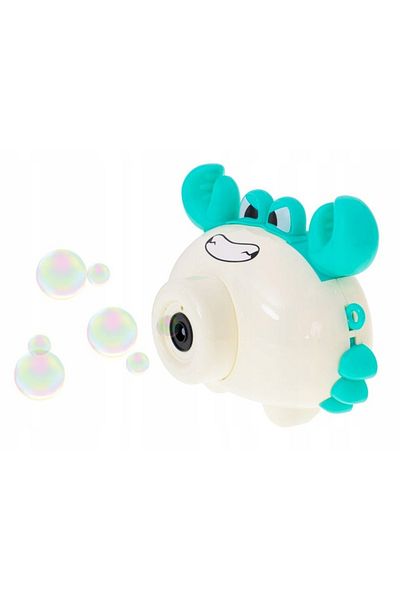zola ® cameră foto pentru copii pentru a face baloane de săpun, plastic, model crab albastru, 15,5x7,5x13 cm