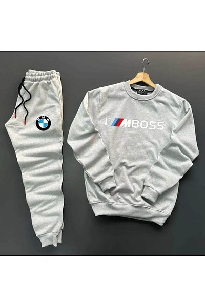 DAPHN ✅   Bmw Men's Long Sleeve Top and Bottom Tracksuit Set - Sporty and Modern Design