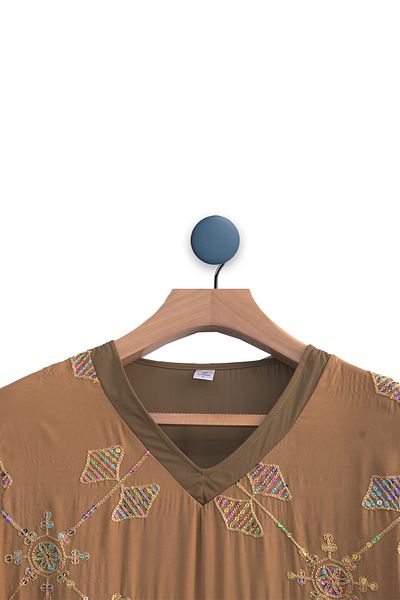 Lilo Co AmberGlow Embroidered Dress