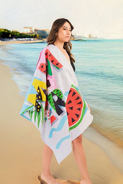 Dotamess Πετσέτα θαλάσσης με στάμπα