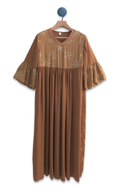 Lilo Co NoirGleam Embroidered Dress