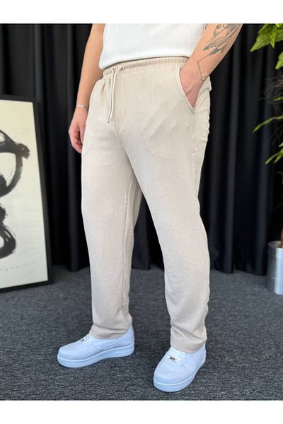 TEXTURA ✅   Bürümcük Fabric Men's Sweatpants - Ideal for Casual and Stylish Use