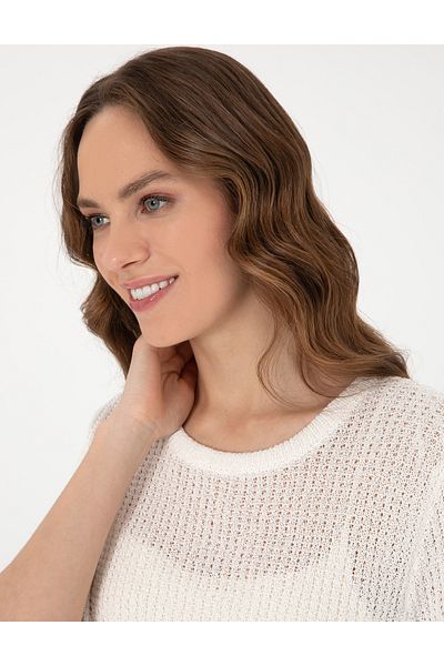 Pierre Cardin Ecru Regular Fit Sweater 50306558-Vr019