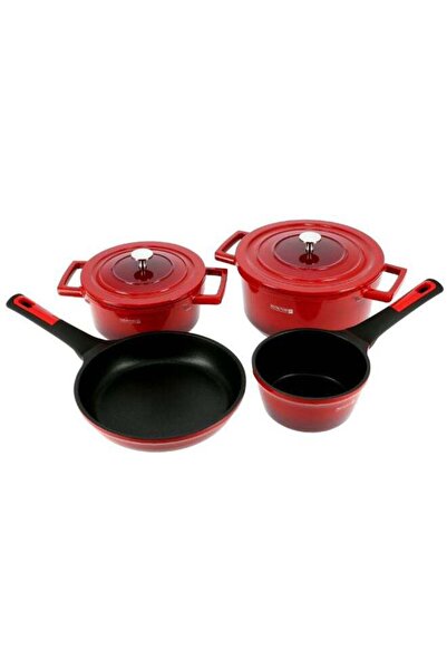 ROYALFORD 6-Piece Cast Aluminum Non-Stick Coating Cookware Set