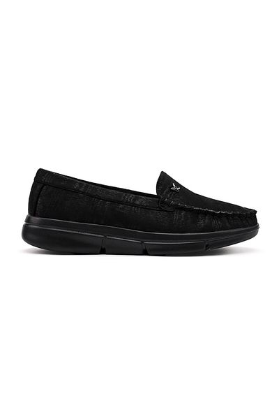 Tmall Women's Casual Shoes, Lightweight, Made Of Eco-leather, With Natural Leather Insole, P1263, Black