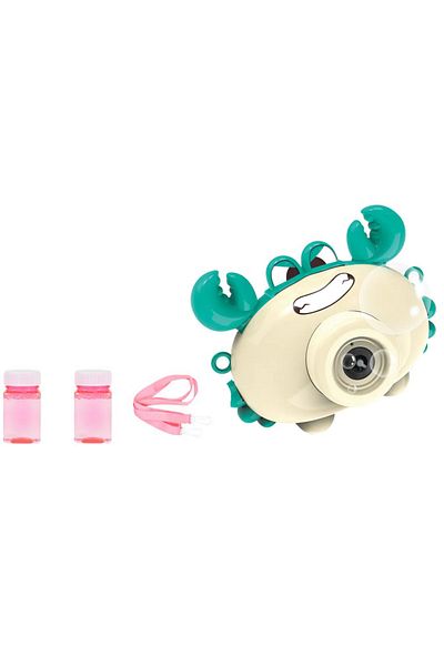 zola ® cameră foto pentru copii pentru a face baloane de săpun, plastic, model crab albastru, 15,5x7,5x13 cm