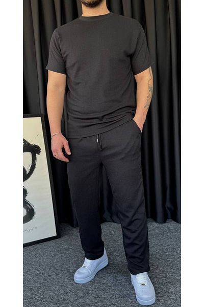TEXTURA ✅   Bürümcük Fabric Men's Sweatpants - Ideal for Casual and Stylish Use