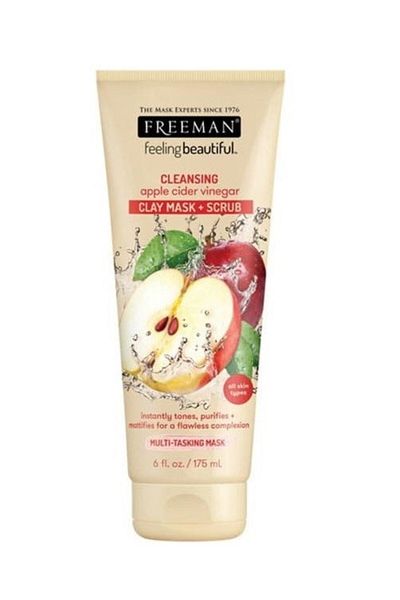 Freeman Apple Vinegar Foam Clay Mask with Exfoliating Content 175 Gr