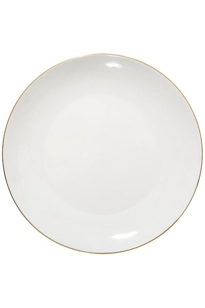 Secret de Gourmet طبق عشاء دائري من البورسلين من بيتيت صالون، مقاس 27 سم