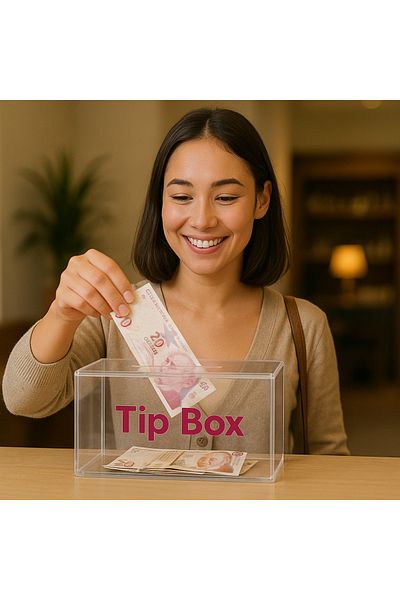Pleksi Marketi Διαφανές κουτί τύπου Plexi Tip Tip Box --20x10x10cm--