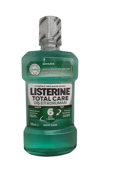 Listerine Ağız Bakım Suyu Alkolsüz Diş Eti Koruması 500 Ml