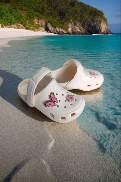 ÇEÇEN HOME Comfortable Sole High Scale Detailed Children's Slippers Cross Sandals Sabo