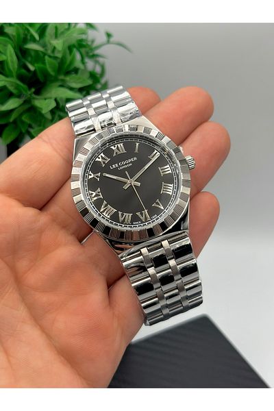 Lee Cooper Brand Original Silver Color Two Years 5 Atm Guarantee Men Wrist Watch
