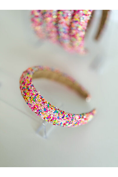 PURPLE'S BİR TUTAM MUTLULUK Soft Pembe Şeker Taç // Confeti Taç // Çocuk Taç ...