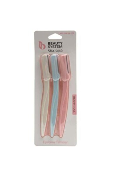 BEAUTY SYSTEM Eyebrow Shaving Blades - 3 Pieces